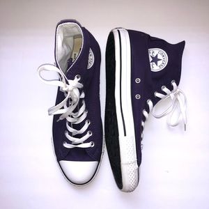 Converse Chuck Taylor purple sneakers